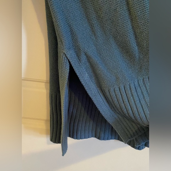 MEROKEETY Women's Casual Crew Neck Side Split Pullover sweater medium - Picture 6 of 12